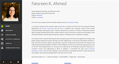 Desktop Screenshot of nesreenahmed.com
